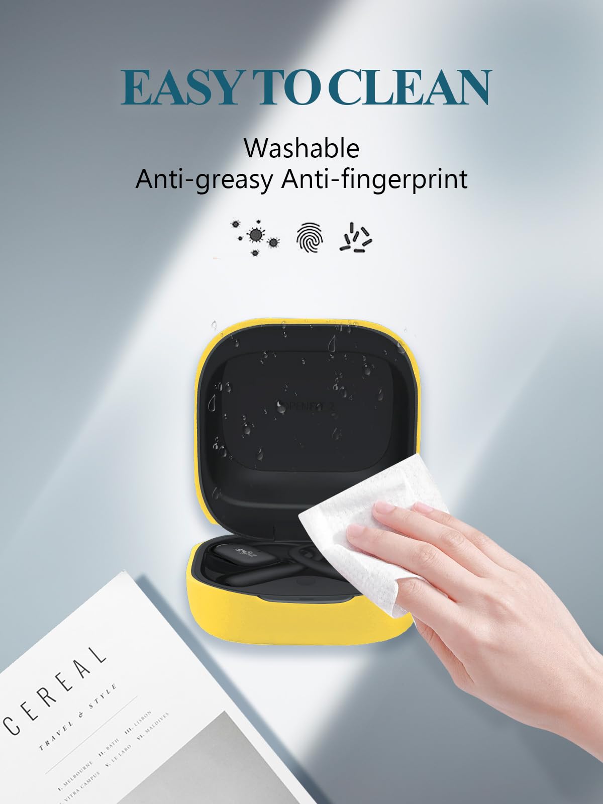Amazon.co.jp: SHOKZ OpenFit 2 オープンイヤーヘッドホン用ケース